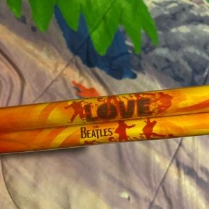 Unused Beatles love drumsticks